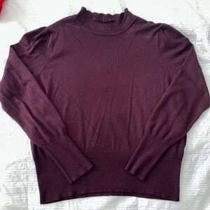 Long sleeve mock neck shirt